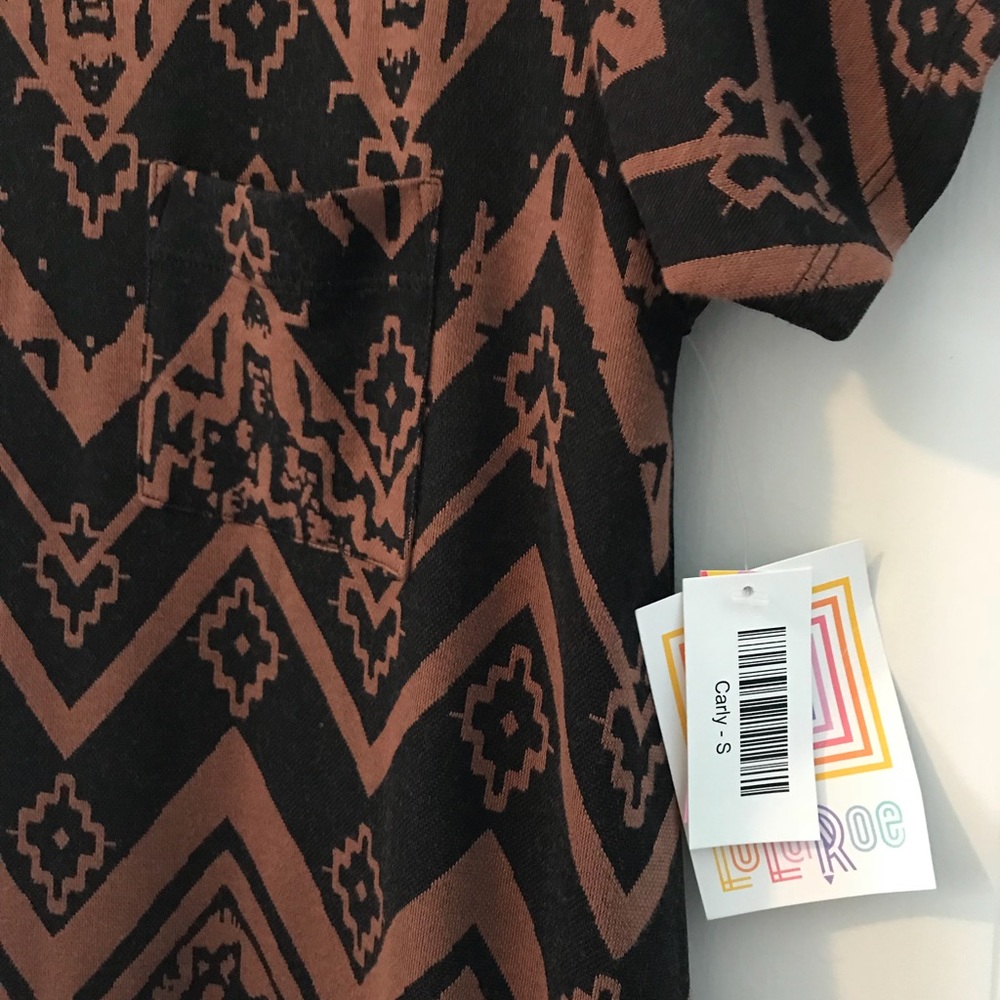 NWT LulaRoe jacquard Carly dress Small